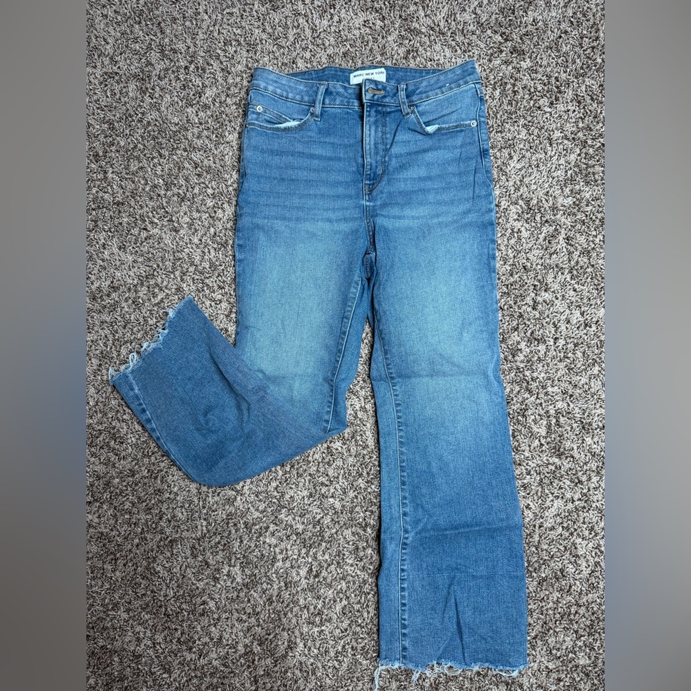 Stylish Blue Straight Leg Women's Jeans